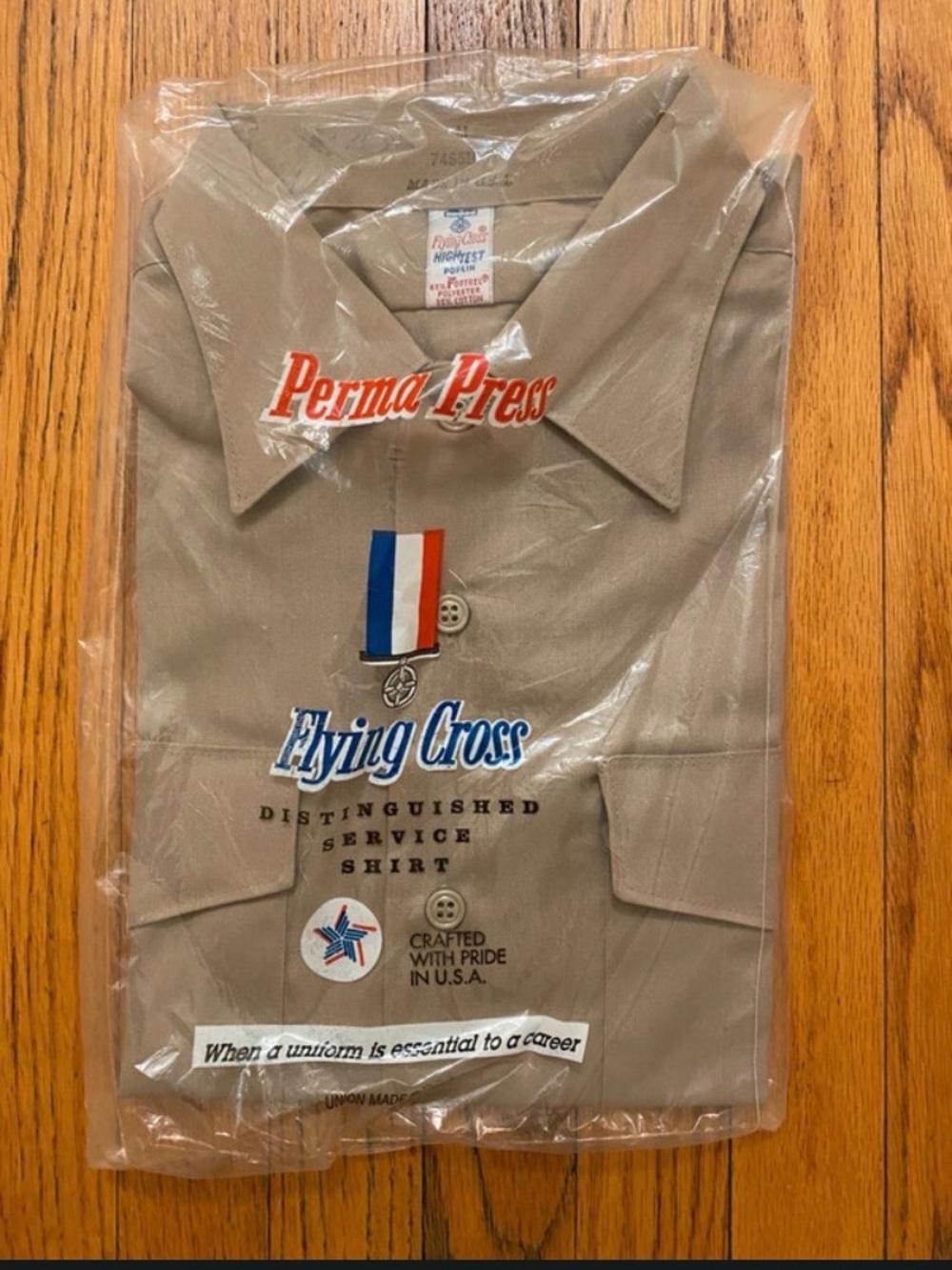 Flying Cross Military Short Sleeve Shirt Medium Original Price $89.00